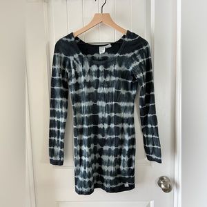 Billabong Long Sleeve Tie-Dye Dress (M)